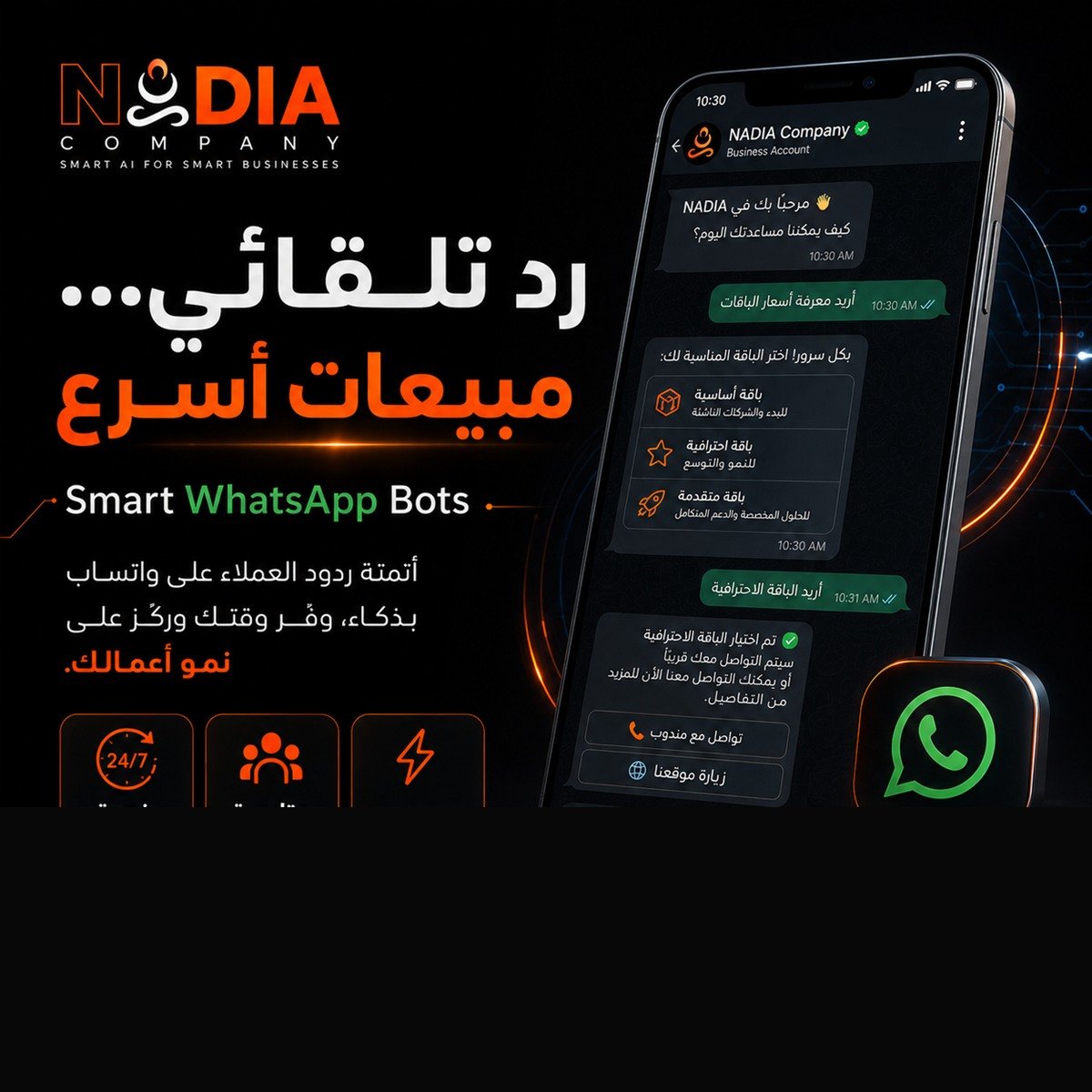 AI WhatsApp bot showcase